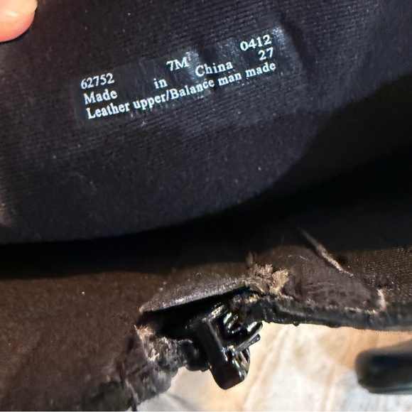 Women’s CLARKS tall black suede and leather riding boots- Size 7 - Picture 7 of 8